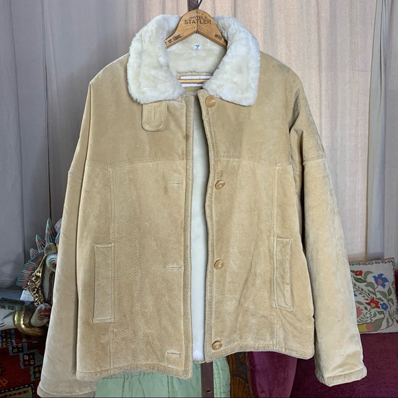 Leather Shearling Jacket - Picture 4 of 11